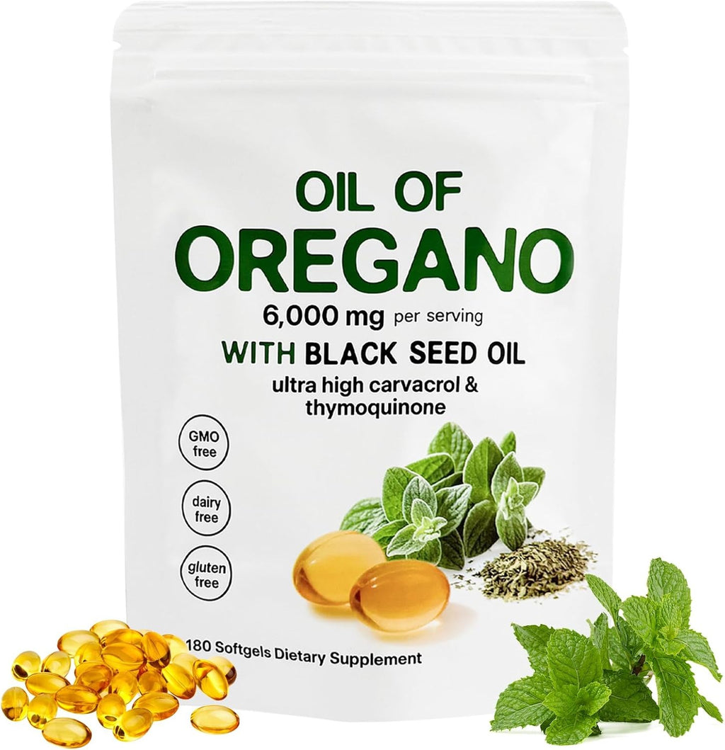 Oregano Oil with Black Seed Oil – Immune & Antioxidant Support